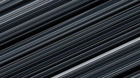 A modern geometric pattern featuring numerous dark gray and light gray parallel Stock Footage 340238053