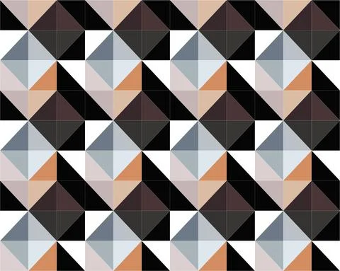 Modern Geometric Pattern Stock Illustration