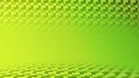 Modern geometric pattern with squares in rows on green gradient Stock Footage 245437701