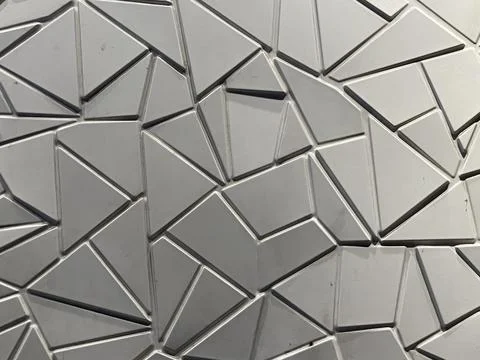 Modern Geometric Relief Wall Panel Texture, seamless pattern of geometric 스톡 사진