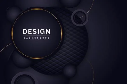 Modern Geometric Ring Abstract Artwork Stock-Illustration