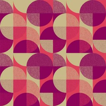 Modern geometric seamless pattern design Illustrazione stock