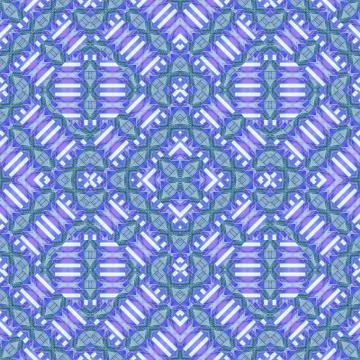 Modern Geometric Seamless Pattern Illustration