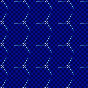 Modern geometric seamless pattern. Vector illustration Stock Illustration