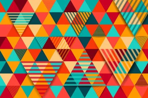 Modern geometric shapes background Stock Illustration