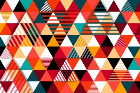 Modern geometric shapes background Stock Illustration