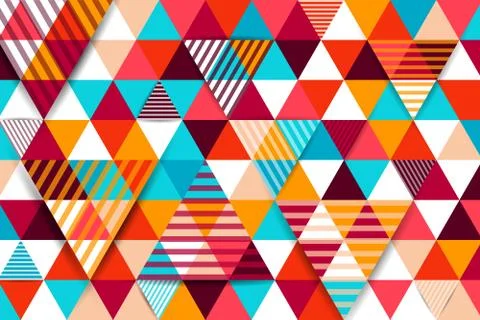 Modern geometric shapes background Illustrazione stock