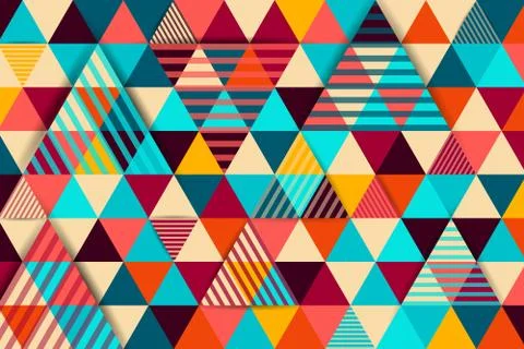 Modern geometric shapes background Stock Illustration