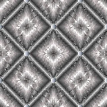 Modern geometric silver 3d seamless pattern. Abstract striped la Stockillustratie