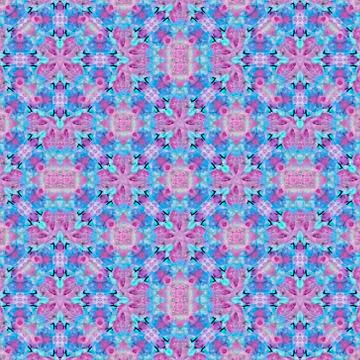 Modern Geometric Stars Seamless Pattern Stock Illustration