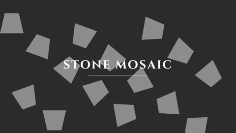 Modern geometric stone mosaic pattern for background design and architectur.. Stock Footage 337655810