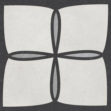 Modern Geometric Stone Tile Pattern Stock Photos