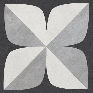 Modern Geometric Stone Tile Pattern Stock Photos