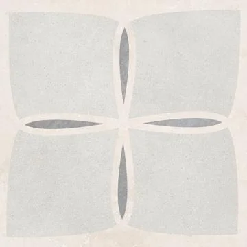 Modern Geometric Stone Tile Pattern Stockfoto's