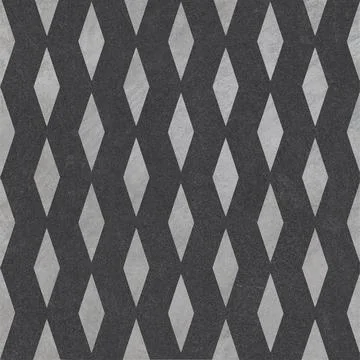 Modern Geometric Stone Tile Pattern Stockfoto's