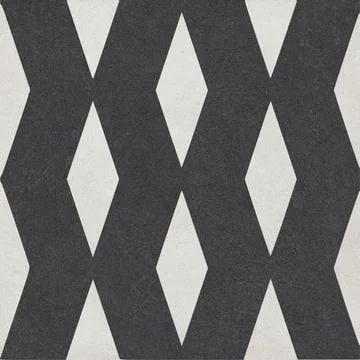 Modern Geometric Stone Tile Pattern Stockfoto's