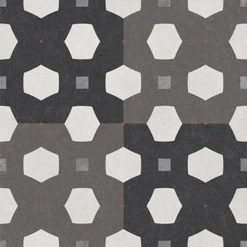 Modern Geometric Stone Tile Pattern Stock Photos