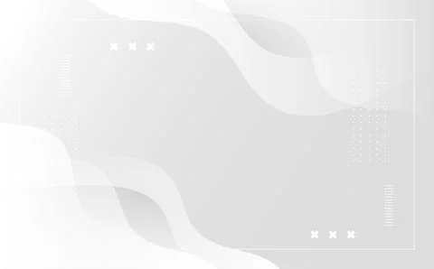 Modern geometric style background, gray color gradation, memphis, wave effect Stock Illustration