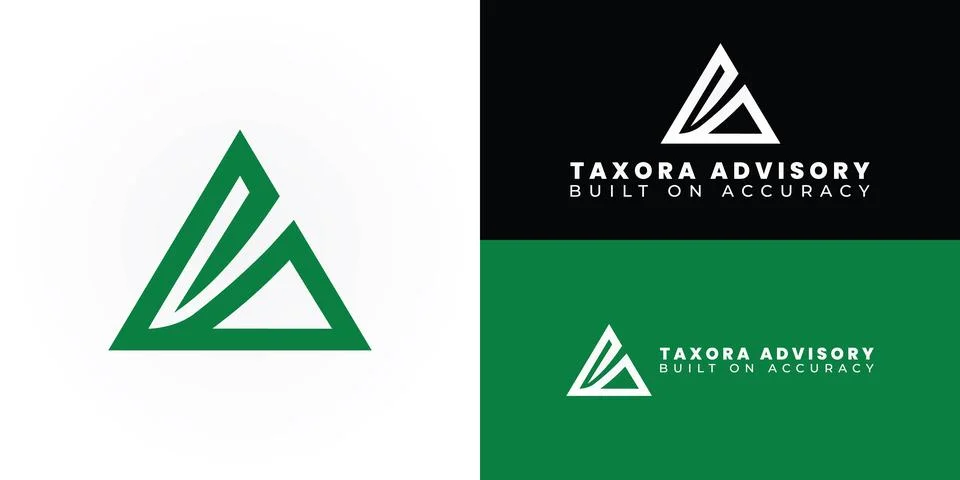 A modern geometric triangle with clean-cut lines symbolises growth and precision Ilustración de archivo