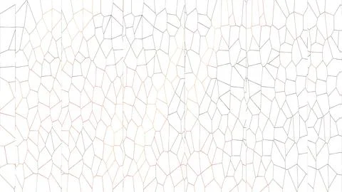 Modern geometric white background with connected polygon lines pattern 库存插图