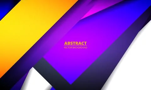 Modern geometric white vector abstract background with many-coloured diagonal Stock Illustration