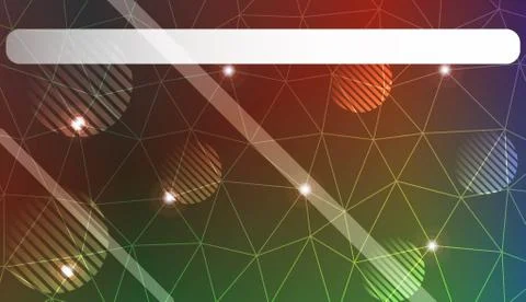 Modern geometrical abstract background with triangles, line, circle, space fo イラスト素材