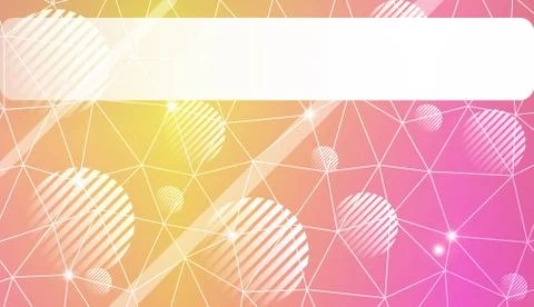 Modern geometrical abstract background with triangles, line, circle, space fo Illustrazione stock