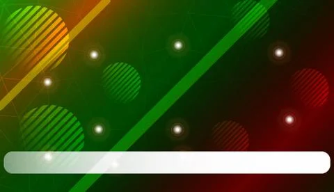 Modern geometrical abstract background with triangles, line, circle, space fo Illustrazione stock