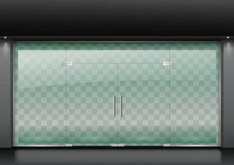 Modern glass facade Stock Illustration