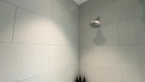 Modern Glass Shower Stock Footage 254907717