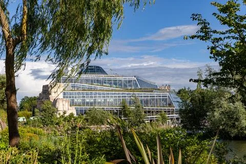 Modern Glass Structure in Natural Setting at Center Parcs Villages Nature P.. 写真素材