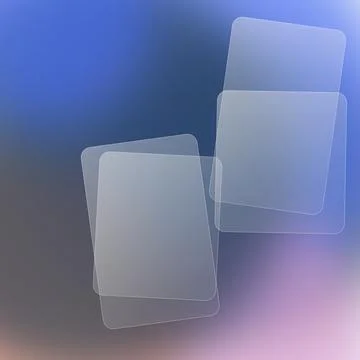 Modern glassmorphism abstract background with transparent frosted glass pan.. Stock Illustration