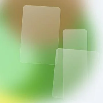 Modern Glassmorphism UI Style Background with Translucent Frosted Glass Rec.. Stock Illustration