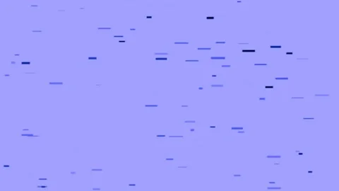 Modern glitch data stream abstract lines overlay on solid neon yellow screen. Stock Footage 336168305