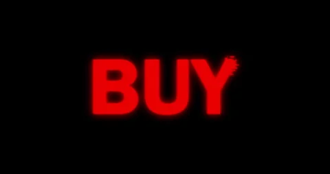 Modern Glitch Transition text animation with Buy Text 4K footage. Stock Footage 251285987