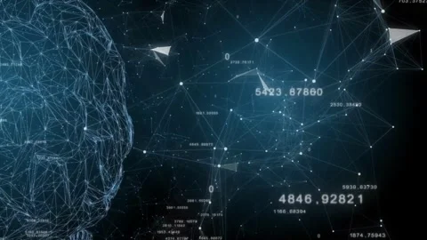 Modern global network telecommunication and internet connection concept 5G 库存影片 334652397