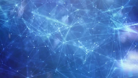 Modern Glossy Plexus Ambients, Digital Futuristic Network Connection Stock Footage 292145683