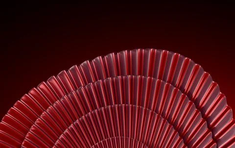 Modern Glossy Red Spiral Structure Background Stock Illustration