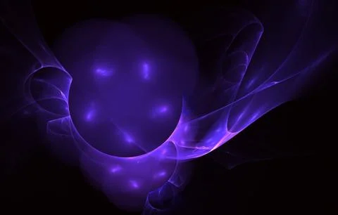 Modern glowing shape design. Energetic Light Tracks and effects. Ilustración de archivo