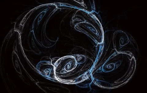 Modern glowing shape design. Energetic Light Tracks and effects. 스톡 일러스트