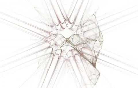 Modern glowing shape design. Energetic Light Tracks and effects. Stock-Illustration