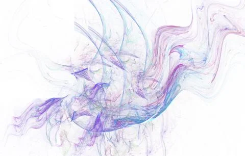Modern glowing shape design. Energetic Light Tracks and effects. イラスト素材