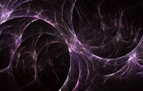 Modern glowing shape design. Energetic Light Tracks and effects. Иллюстрация