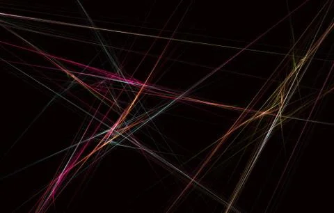 Modern glowing shape design. Energetic Light Tracks and effects. Illustrazione stock