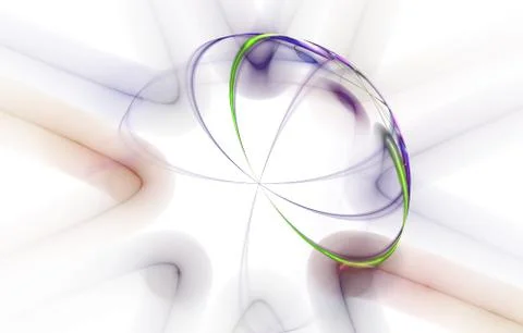 Modern glowing shape design. Energetic Light Tracks and effects. Illustrazione stock