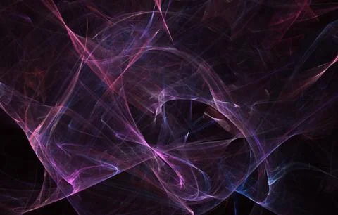 Modern glowing shape design. Energetic Light Tracks and effects. Ilustración de archivo