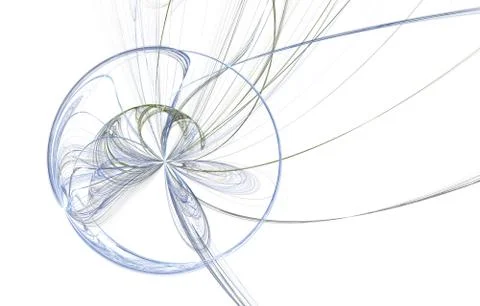 Modern glowing shape design. Energetic Light Tracks and effects. Stock-Illustration