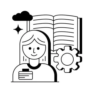 Modern glyph illustration denoting personalized fitness diet planning. Stock Illustration