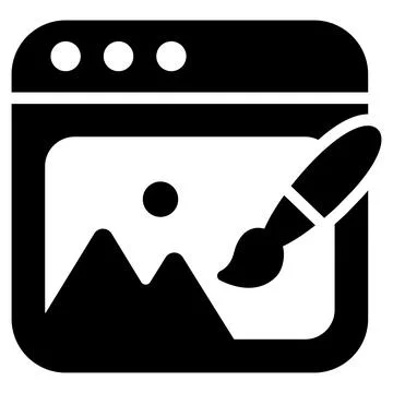 A modern glyph illustration of hotel elevator service Ilustración de archivo