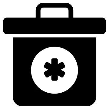 A modern glyph illustration of hotel elevator service Ilustración de archivo
